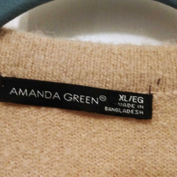 Amanda Green Open Cardigan XL - Picture 3 of 4